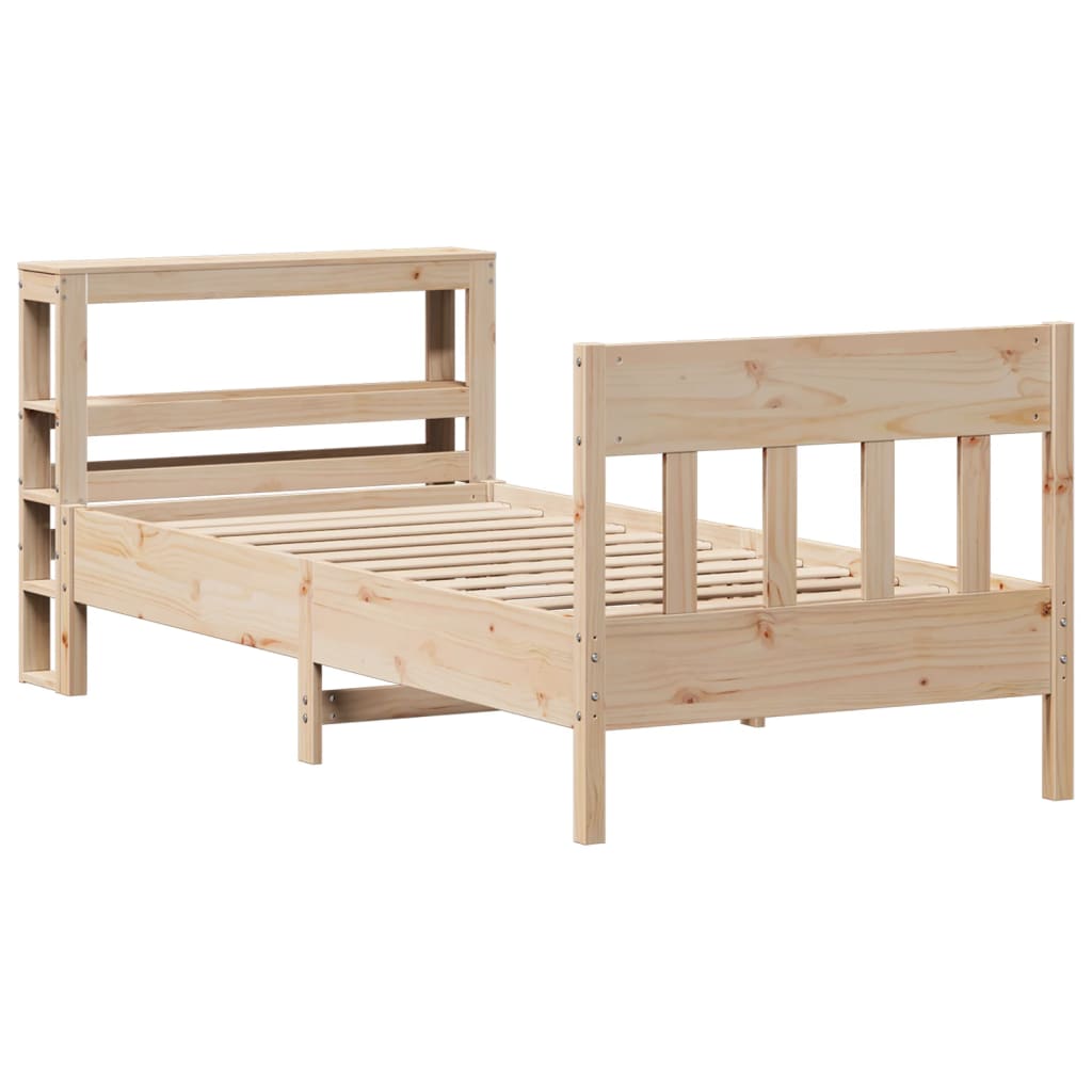 Letto senza Materasso 90x200 cm in Legno Massello di Pino 3306273