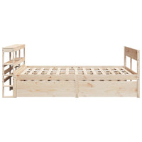 Letto senza Materasso 120x200 cm in Legno Massello di Pino 3306384