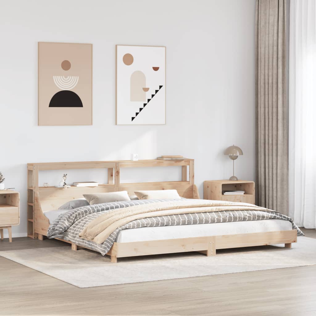 Letto senza Materasso 200x200 cm in Legno Massello di Pino 3306408