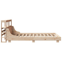 Letto senza Materasso 140x190 cm in Legno Massello di Pino 3306432