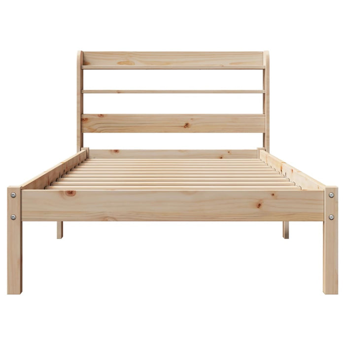 Letto senza Materasso 90x200 cm in Legno Massello di Pino 3306535