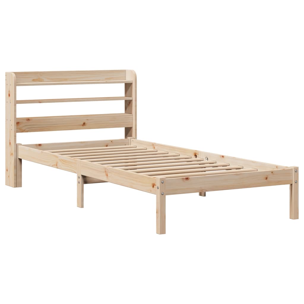 Letto senza Materasso 90x200 cm in Legno Massello di Pino 3306535