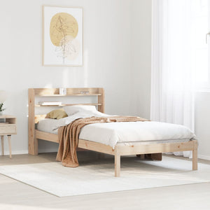 Letto senza Materasso 90x200 cm in Legno Massello di Pino 3306535