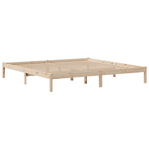 Letto senza Materasso 200x200 cm in Legno Massello di Pino 3306549