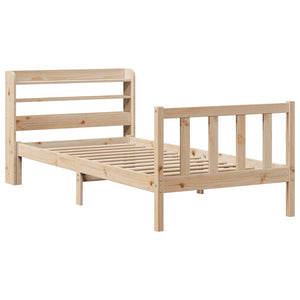 Letto senza Materasso 90x190 cm in Legno Massello di Pino 3306566