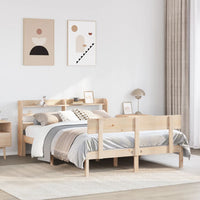 Letto senza Materasso 140x200 cm in Legno Massello di Pino 3306619