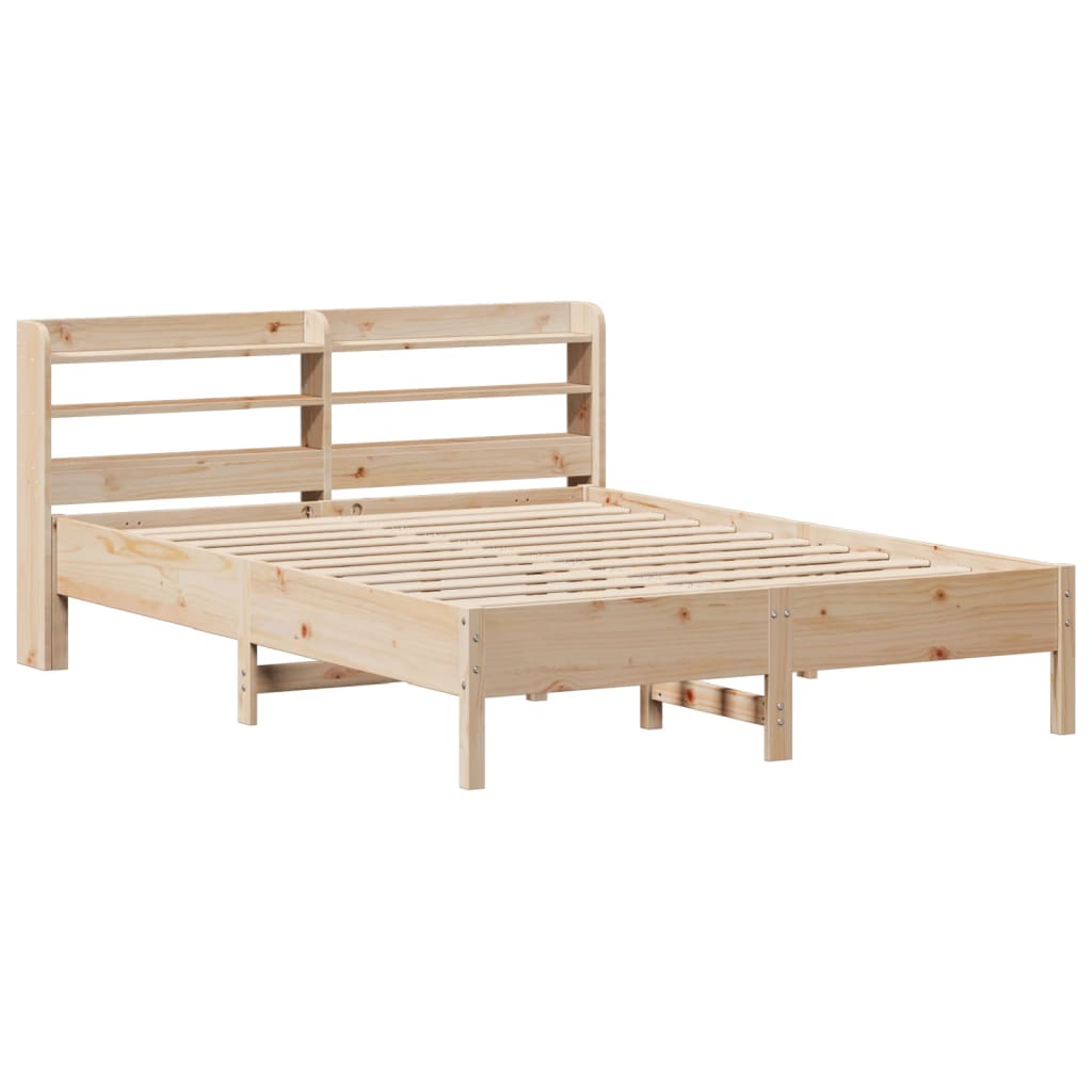 Letto senza Materasso 160x200 cm in Legno Massello di Pino 3306882