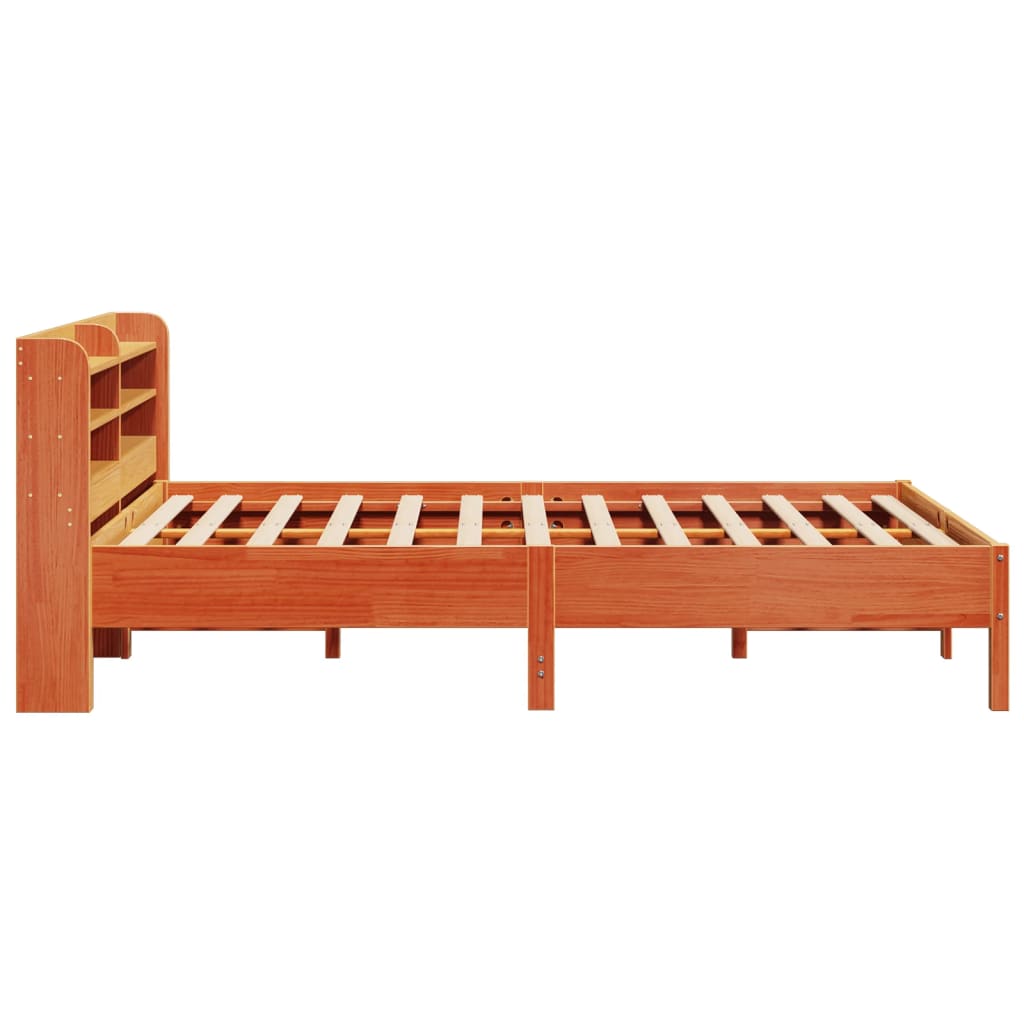 Letto senza Materasso Marrone Cera 160x200 cm in Legno di Pino 3306884