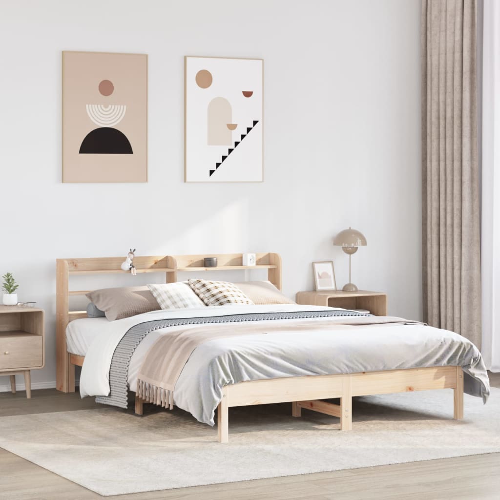 Letto senza Materasso 150x200 cm in Legno Massello di Pino 3306885