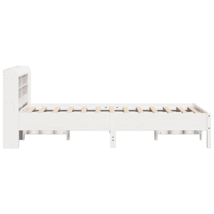 Letto senza Materasso Bianco 120x200 cm Legno Massello di Pino 3306892