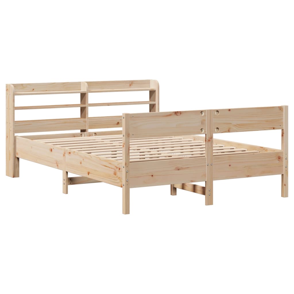 Letto senza Materasso 150x200 cm in Legno Massello di Pino 3306924