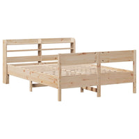 Letto senza Materasso 150x200 cm in Legno Massello di Pino 3306924