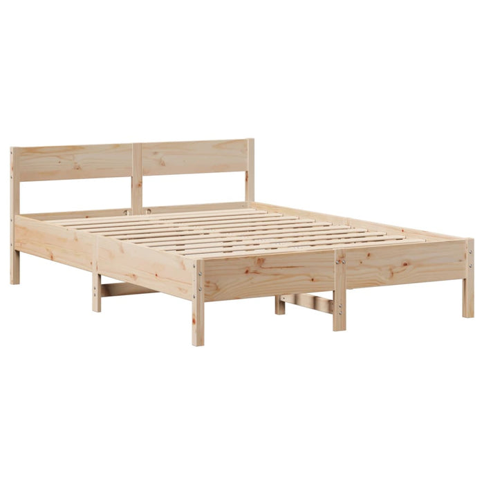 Letto senza Materasso 150x200 cm in Legno Massello di Pino 3306924