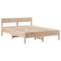 Letto senza Materasso 120x200 cm in Legno Massello di Pino 3306930