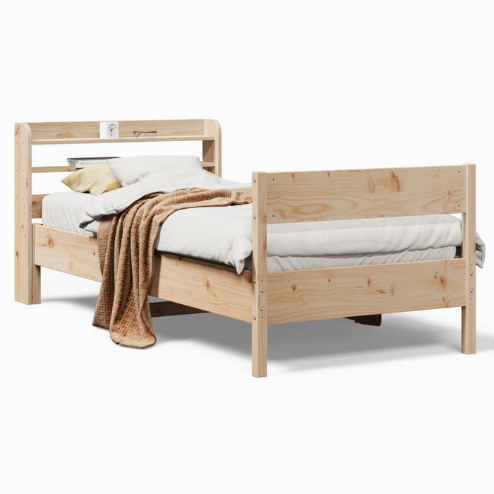 Letto senza Materasso 90x190 cm in Legno Massello di Pino 3306948