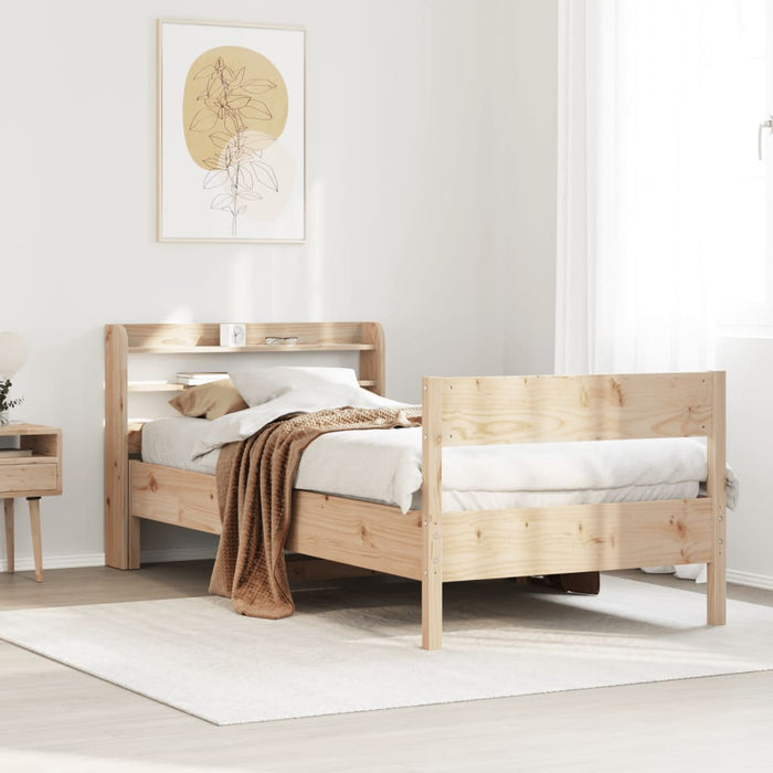 Letto senza Materasso 90x190 cm in Legno Massello di Pino 3306948