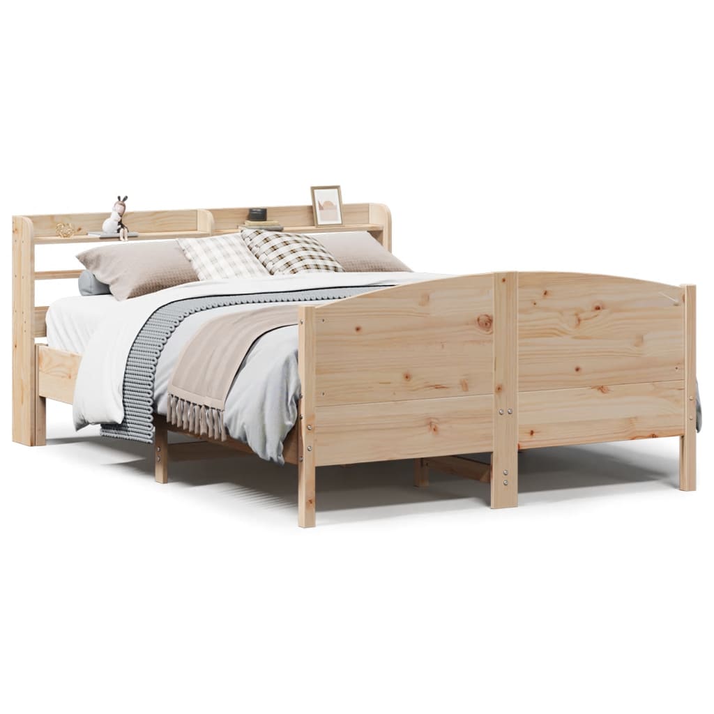 Letto senza Materasso 150x200 cm in Legno Massello di Pino 3306963