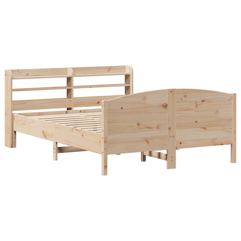 Letto senza Materasso 150x200 cm in Legno Massello di Pino 3306963