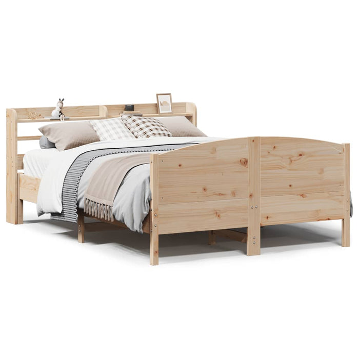 Letto senza Materasso 140x200 cm in Legno Massello di Pino 3306966