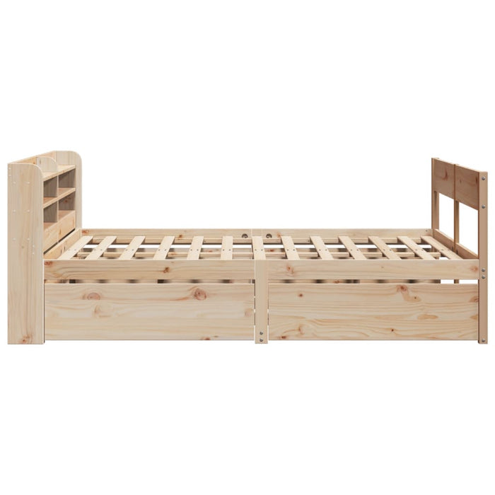 Letto senza Materasso 150x200 cm in Legno Massello di Pino 3307119