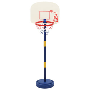 Stand da Basket con Palla e Pompa Regolabile Altezza 90/121 cm 4016327