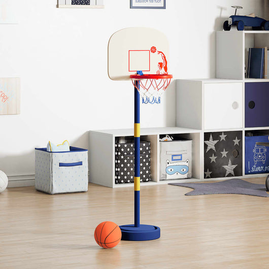 Stand da Basket con Palla e Pompa Regolabile Altezza 90/121 cm 4016327