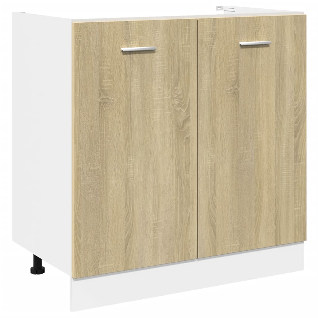 Set Mobili da Cucina 8pz Rovere Sonoma in Truciolato 3307656