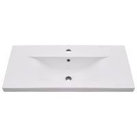 Set Mobili da Bagno 2 pz in Ceramica e Legno Multistrato 3307659