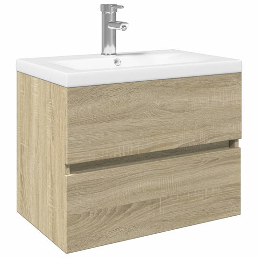 Set Mobili da Bagno 2 pz in Ceramica e Legno Multistrato 3307662