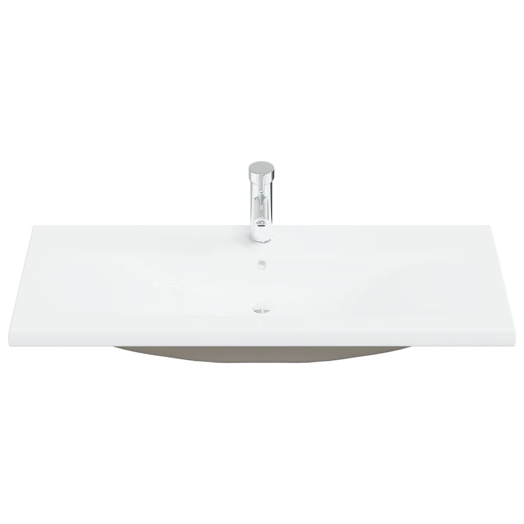 Set Mobili da Bagno 2 pz in Ceramica e Legno Multistrato 3307665