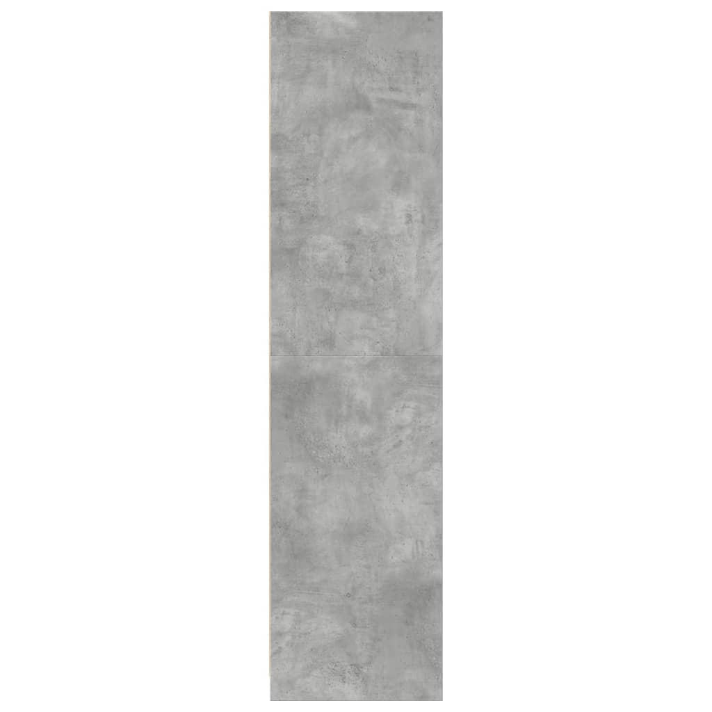 Armadio Grigio Cemento 30x50x200 cm in Legno Multistrato 3307687