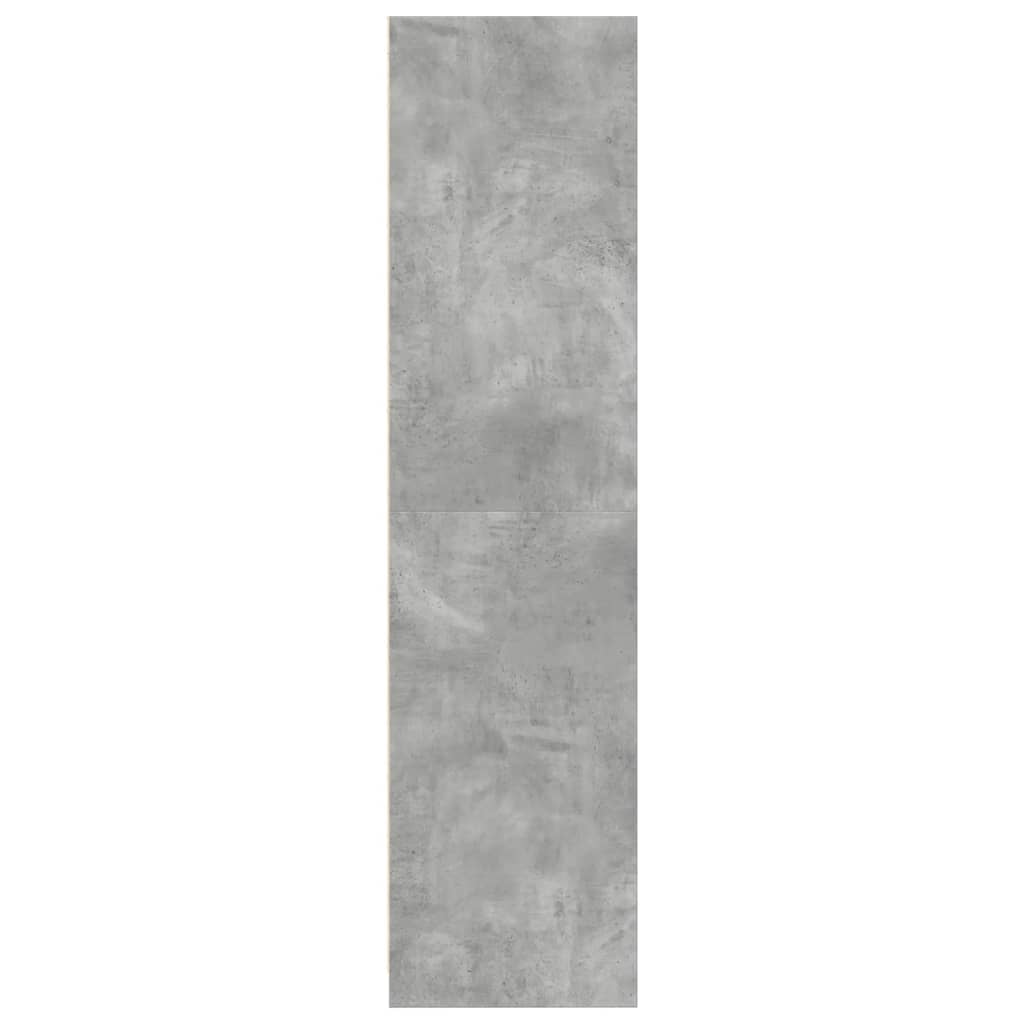 Armadio Grigio Cemento 50x50x200 cm in Legno Multistrato 3307714