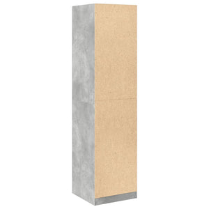 Armadio Grigio Cemento 50x50x200 cm in Legno Multistrato 3307714