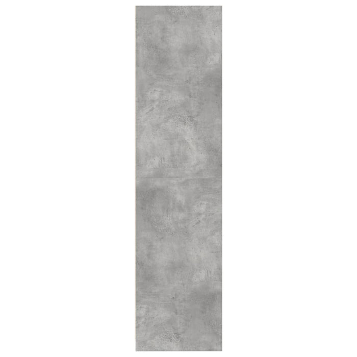 Armadio Grigio Cemento 100x50x200 cm in Legno Multistrato 3307732