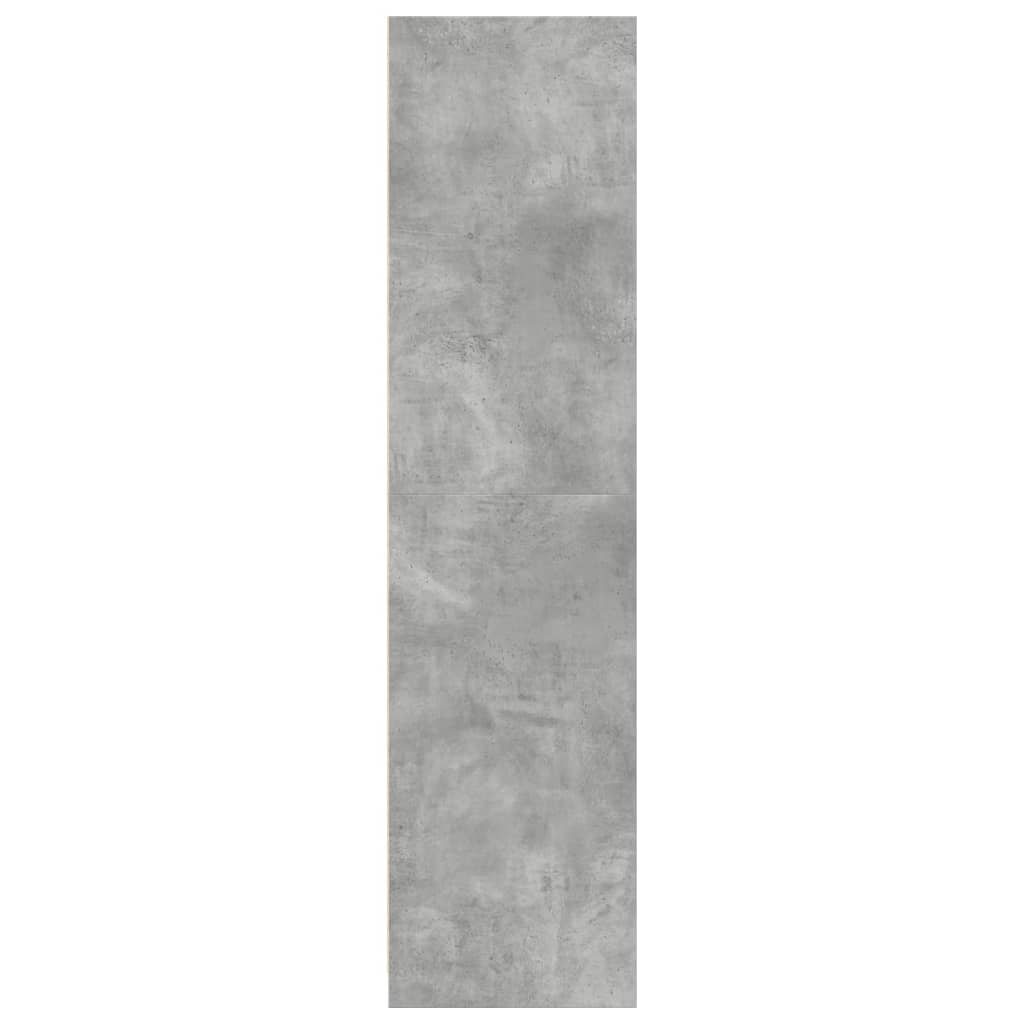 Armadio Grigio Cemento 80x50x200 cm in Legno Multistrato 3307759