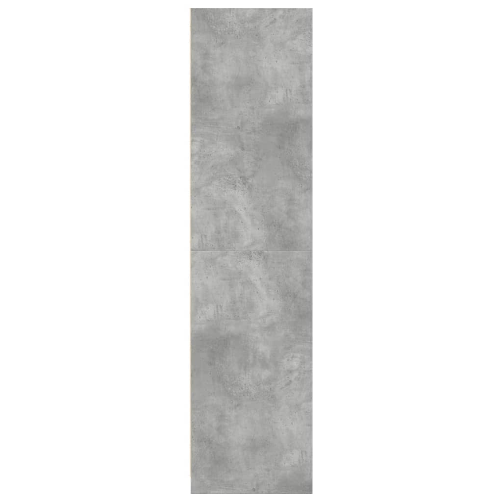 Armadio Grigio Cemento 50x50x200 cm in Legno Multistrato 3307786