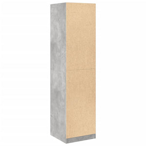 Armadio Grigio Cemento 50x50x200 cm in Legno Multistrato 3307786