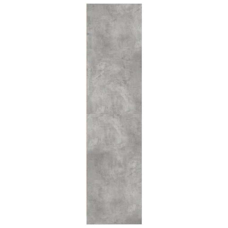 Armadio Grigio Cemento 80x50x200 cm in Legno Multistrato 3307795