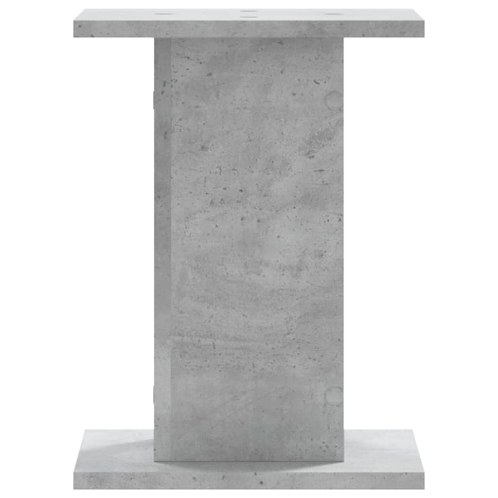 Supporti per Piante 2 pz Grigio Cemento 30x30x50 cm Truciolato 3307849