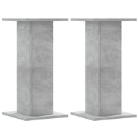 Supporti per Piante 2 pz Grigio Cemento 30x30x60 cm Truciolato 3307858