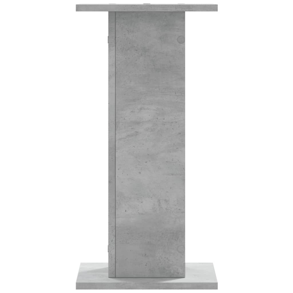 Supporti per Piante 2 pz Grigio Cemento 30x30x60 cm Truciolato 3307858