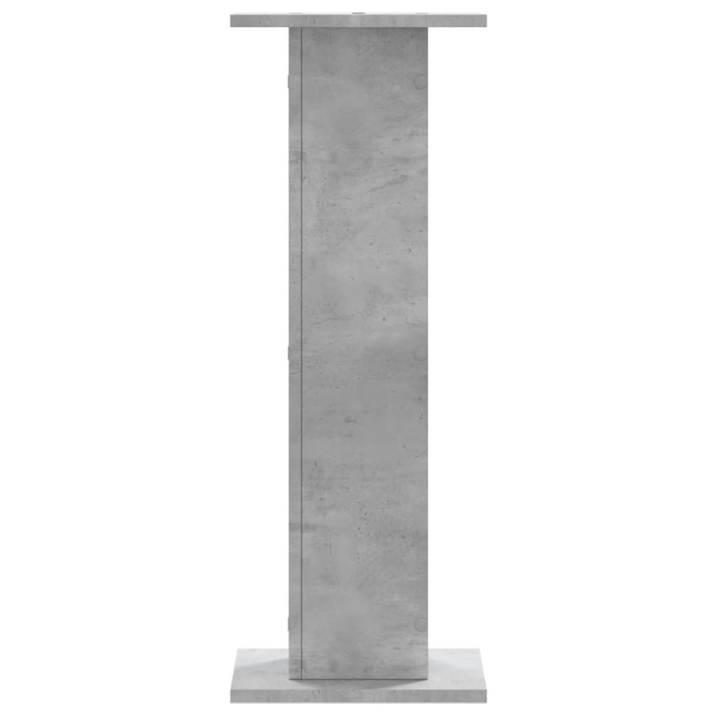 Supporti per Piante 2 pz Grigio Cemento 30x30x80 cm Truciolato 3307867