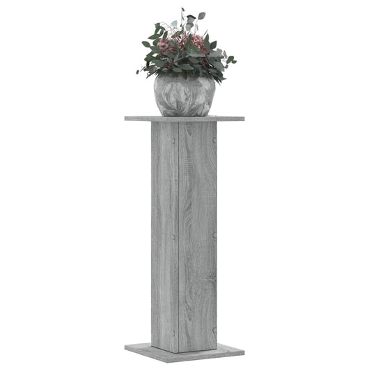 Supporti per Piante 2 pz Grigio Sonoma 30x30x80cm in Truciolato 3307869