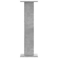 Supporti per Piante 2 pz Grigio Cemento 30x30x95 cm Truciolato 3307876