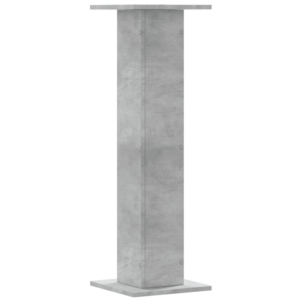 Supporti per Piante 2 pz Grigio Cemento 30x30x95 cm Truciolato 3307876