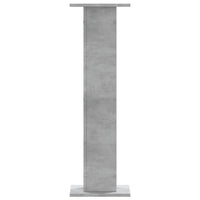 Supporti per Piante 2 pz Grigio Cemento 30x30x95 cm Truciolato 3307876