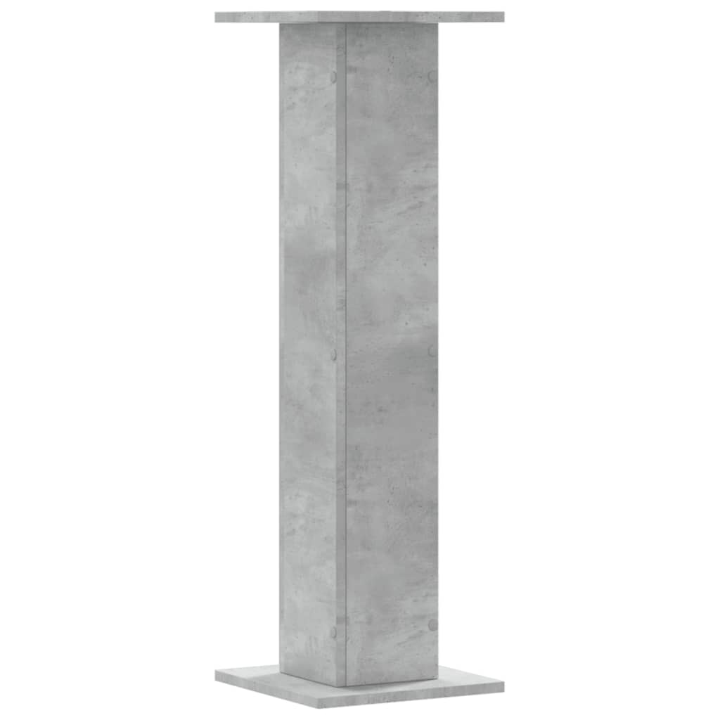 Supporti per Piante 2 pz Grigio Cemento 30x30x95 cm Truciolato 3307876