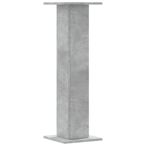 Supporti per Piante 2 pz Grigio Cemento 30x30x95 cm Truciolato 3307876