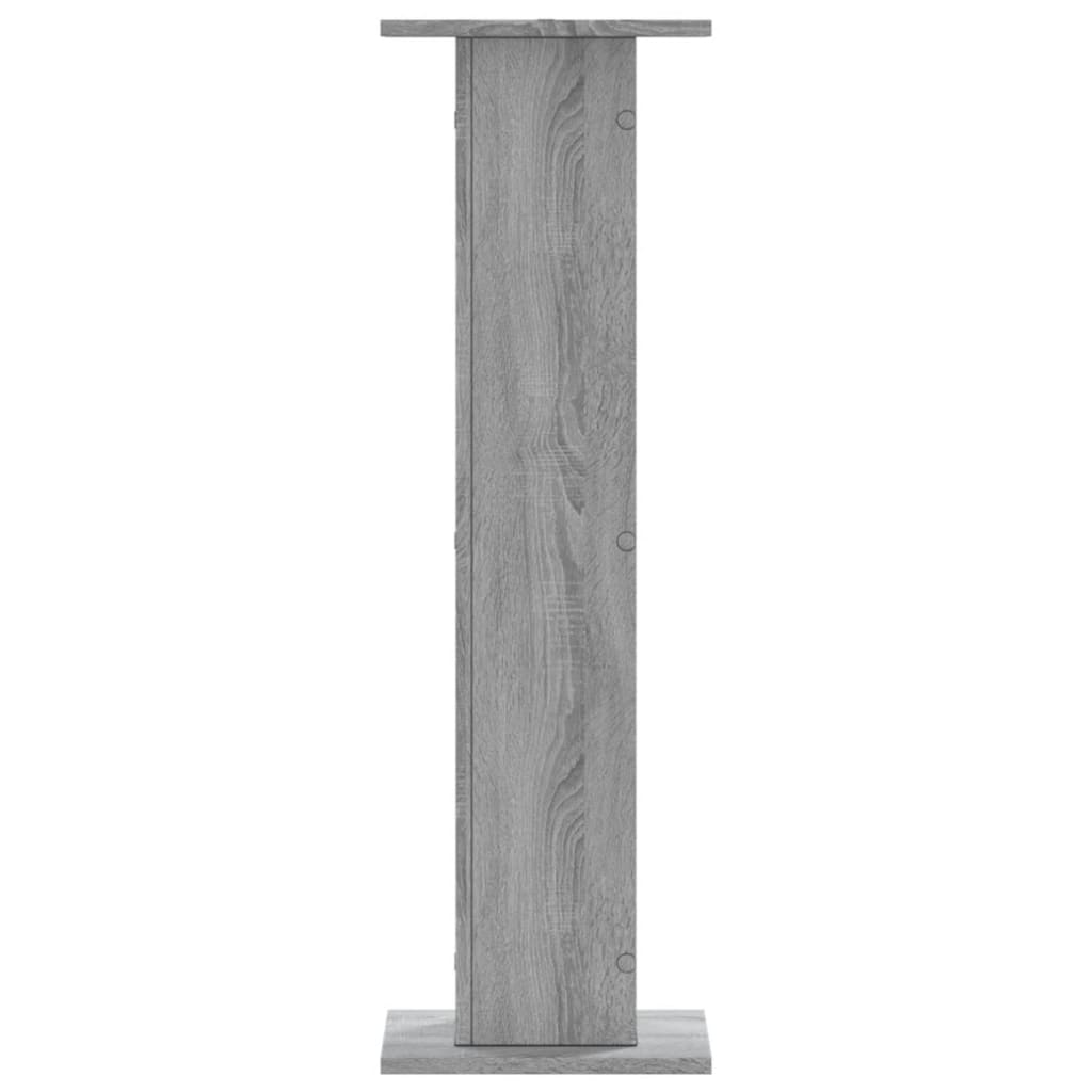 Supporti per Piante 2 pz Grigio Sonoma 30x30x95cm in Truciolato 3307878