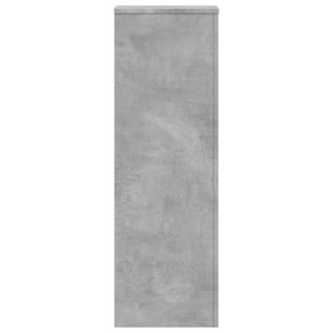 Supporti per Piante 2 pz Grigio Cemento 33x33x100cm Multistrato 3307885